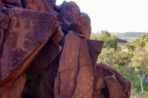 Burrup Peninsula rock art Aboriginal rock art at Murujuga National Park on the Burrup Peninsula